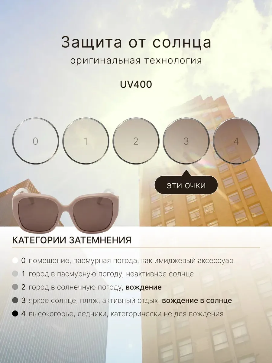 ALESE | Женские солнцезащитные очки | Грань