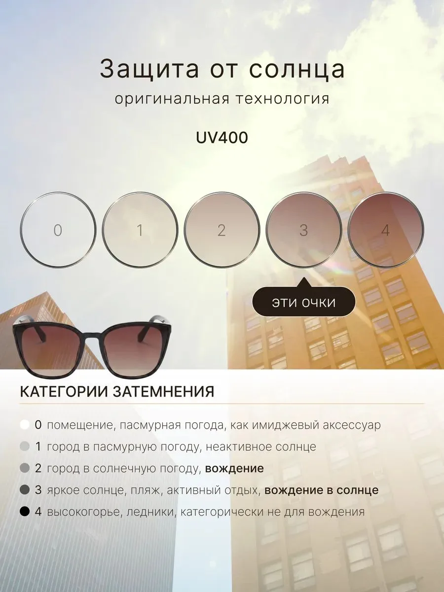 ALESE | Женские солнцезащитные очки | Чаровница