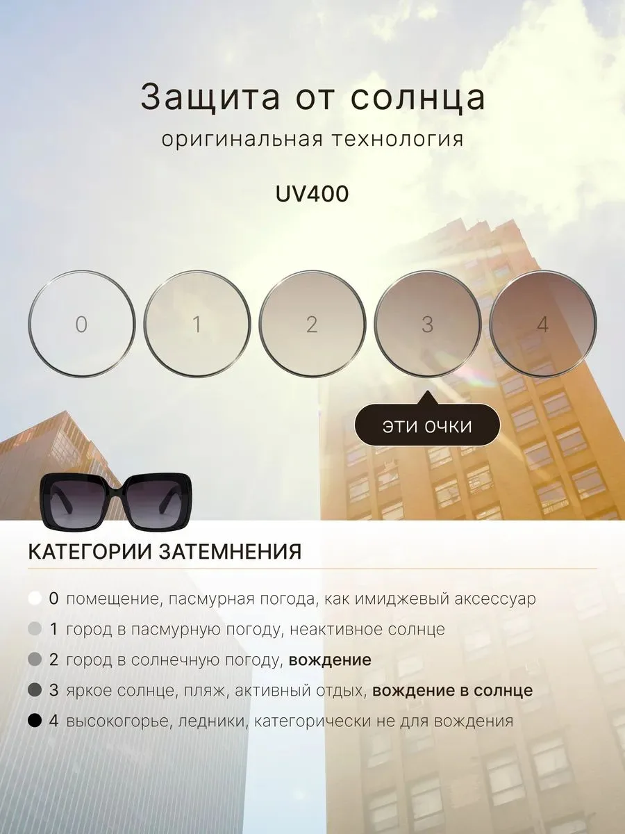 ALESE | Женские солнцезащитные очки | Доминанта