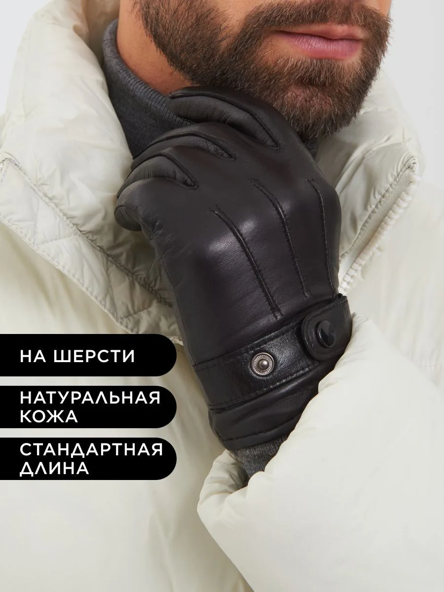 CHANSLER | Мужские кожаные перчатки | Меридиан